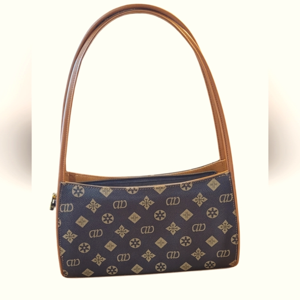 Brown and Tan Handbag